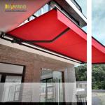 Outdoor Aluminium Semi Cassette Retractable Awnings 6x3m