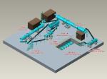 Low Dust Low Power Consumption NPK Fertilizer Production Line