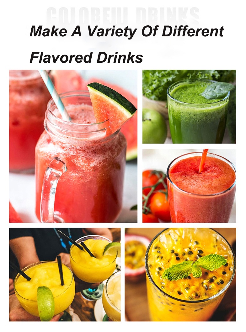 2L Capacity Programmable Electric Smoothie Blender and Juicer Blender for Cafetera