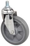 Buy cheap 5736-57 Dl Chrome 6" 110kg Threaded Swivel TPE Caster for Long-Lasting and from wholesalers