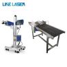 Buy cheap Mask Pattern Marking 50W Customized Conveyor Flying Fiber Laser Logo Printing Machine from wholesalers