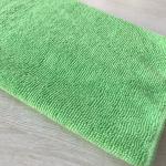 High weight warp knitting square microfiber small tea towels 40cm* 40cm OEM in