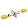 Buy cheap Metal SX ST Adapter , SM MM ST Fiber Coupler With Red Dust Cap from wholesalers