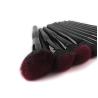 Buy cheap MSDS Portable 11pcs Cosmetic Makeup Brush Set With Leather Bag from wholesalers