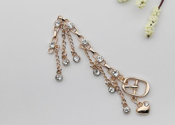 Buy cheap Rhinestones Boot Chains Bracelets , High Heel Shoe Jewelry Chains Delicate from wholesalers
