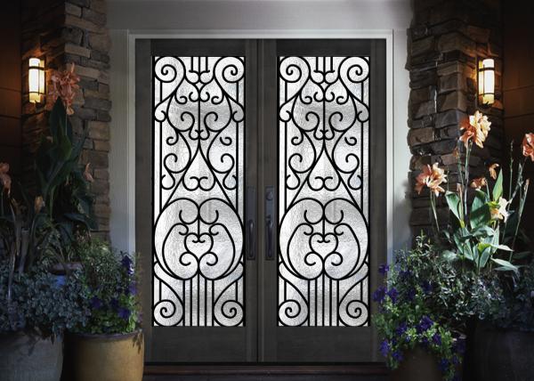 Natural Inspiration Spirit Sound Insulation Inlaid Door Glass For Building