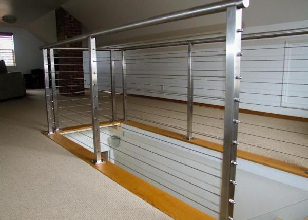 Buy cheap Round / Square Post Stainless Steel Railing Rod Bar Optional For Balcony / Staircase from wholesalers
