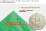 100% Environment Friendly Compostable Cornstarch Garbage Bags, composted manure