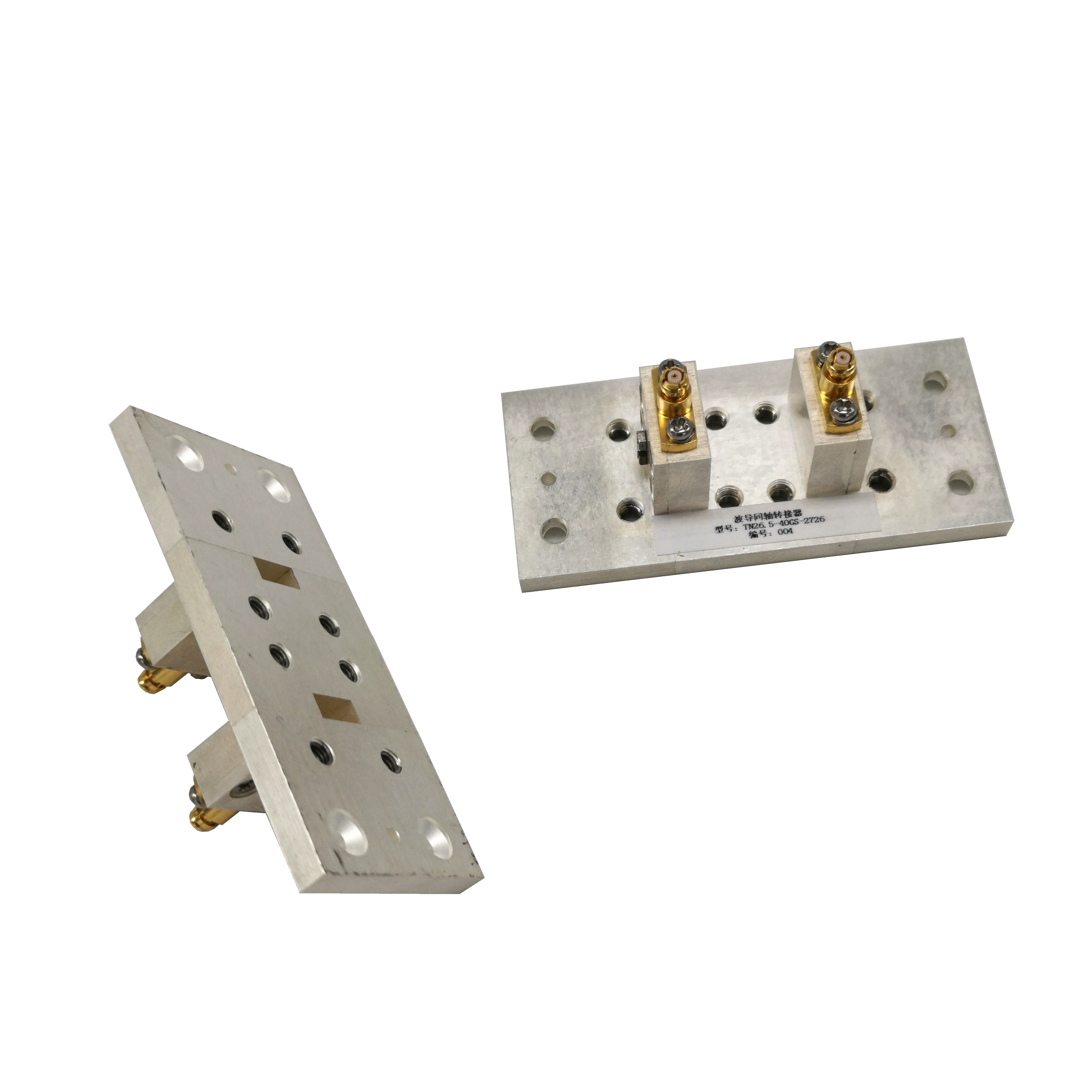 Low Vswr Coax To Waveguide Adapter Rf Transducer 30mm Length
