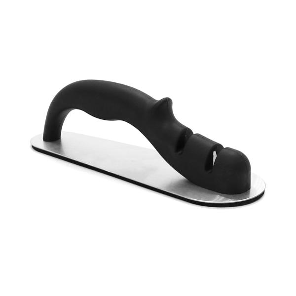 Quality Black Ceramic Wheels Two Step Knife Sharpener Non - Skid Feet For Promotion Gift for sale