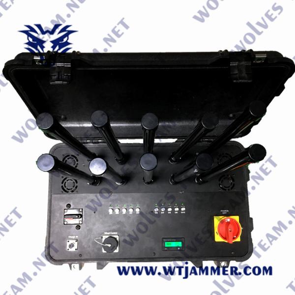 Buy cheap 600 Watt 2.4G 5.8G Portable Anti Drone Jammers from wholesalers