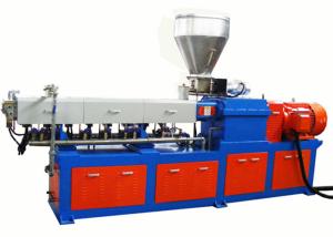 China Color Masterbatch Conical Twin Screw Extruder Machine Pp Pe Masterbatch Granulator on sale