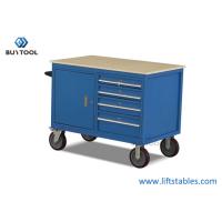 Buy cheap 500kg Mobile Tool Trolleys Industrial Drawers Steel Cabinet For Warehouse product