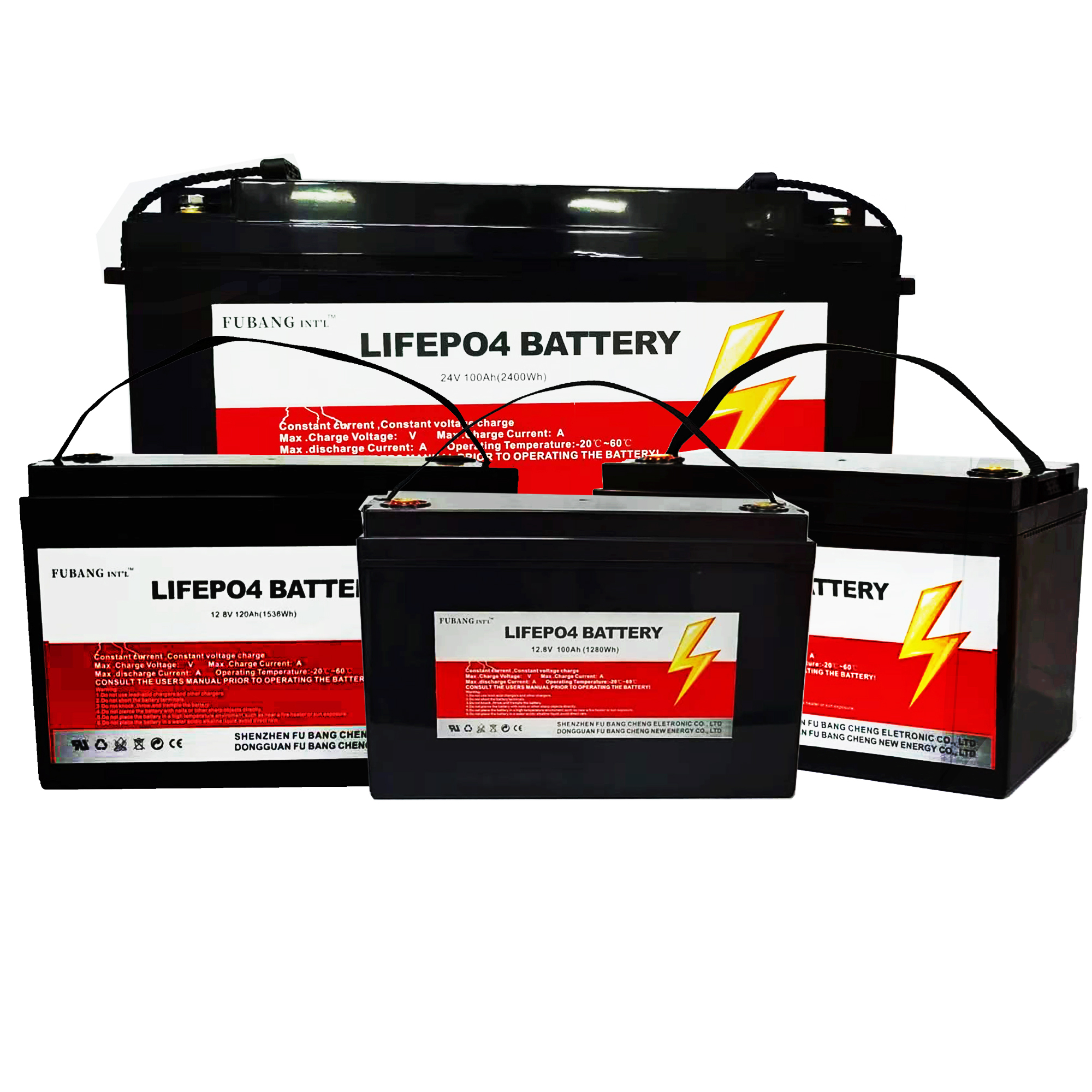LifePO4 Deep Cycle Battery 12V 200ah Camping Caravan RV Boat Lithium Ion Battery
