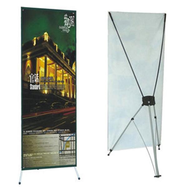 Advertising graphic banner stand Trade Show Display X Banner Stand With PVC