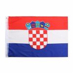 Waterproof Large Outdoor Decorative Flags Polyester Fiber