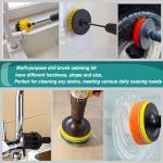 28 Pieces All Purpose Power Scrubber Drill Brush Attachments Kit For Cleaning