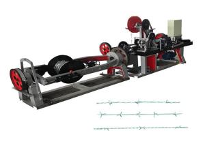 Wholesale 70kg / Hour Fully Automatic Barbed Wire Machine Simple Structure In Linear Type from china suppliers