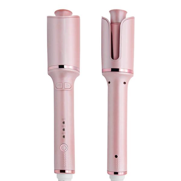 Buy cheap FCC PTC Anti Scald Automatic Curling Iron Wand Ceramic Rotating Barrel Hair Curler Auto Shut Off from wholesalers