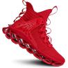 Buy cheap Red PVC Rubber Breathable School High Ankle Basketball Shoes OEM from wholesalers