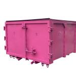 Reinforced Cor Ten Steel Roro Bin Roll Off Dumpster For Agriculture Demolition