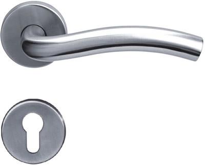 Buy cheap Wavy Shape Stainless Steel Door Handles Corrosion Resistant 100000 Times from wholesalers