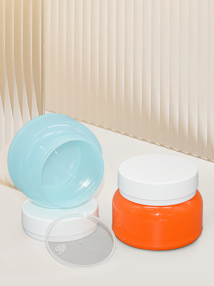 Pp Double Layer Custom Cream Jar Round Shoulder Facial Mask Packaging 120g
