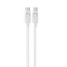 Buy cheap 5A Type C Braided Charging Cable 3A Lightning 27W USB Cables With RGB Light from wholesalers
