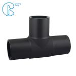 Quick Delivery Hdpe Fusion Fittings Pn16 Buttfusion Fittings Black Reducer Tee