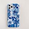 Buy cheap PC Designer Cell Phone Cases IMD Finished Floral Design Matte Grease Free from wholesalers
