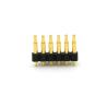 Buy cheap 12V Pogo Pin Connector Spring Loaded 6 Pin Pogo Connector Single Row from wholesalers