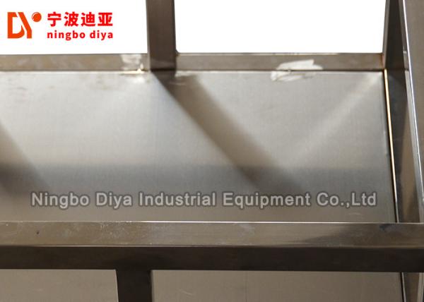 Buy cheap Large Load Stainless Steel Rolling Cart , Super Strong Stainless Steel Trolley from wholesalers