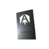 Buy cheap 0.3mm Thickness Metal Label Plates Laser Cut Engraved Matte Black Stainless Steel Metal Tag from wholesalers
