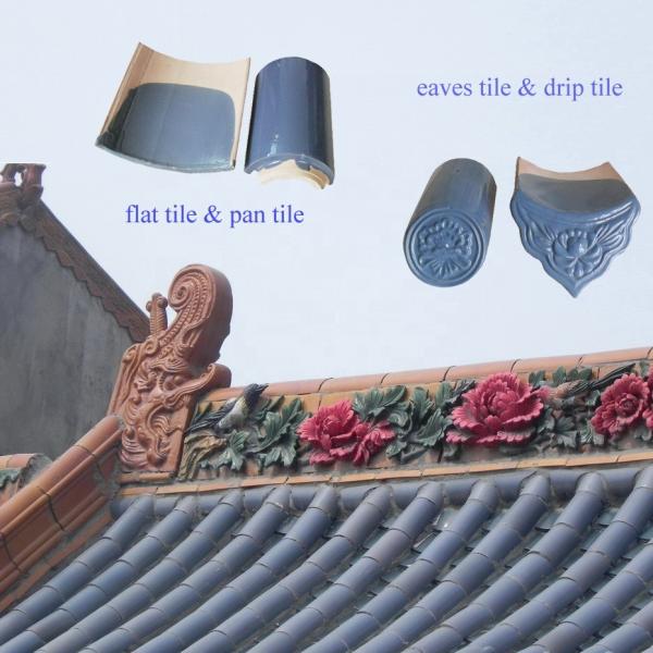 Buy cheap Grey Chinese Old House Roof Tiles from wholesalers