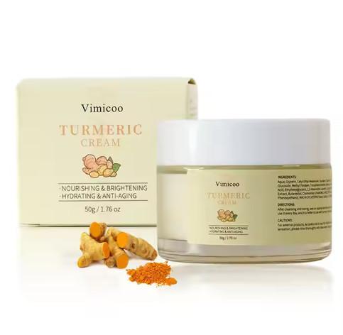 Beauty Skin Care Private Label Natural Organic Repairing Moisturizer Tumeric