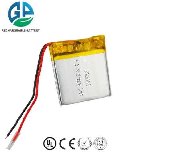 Buy cheap Square Flat Deep Cycle Lithium Polymer Battery Pack 3.7v 382830 from wholesalers