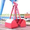 Buy cheap 5cbm Red Color Mechanical BV Crane Grab Bucket from wholesalers