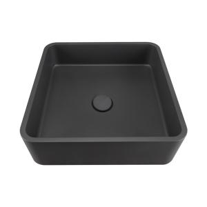 China Square Concrete Wash Basin With Matte Finish Without Overflow on sale