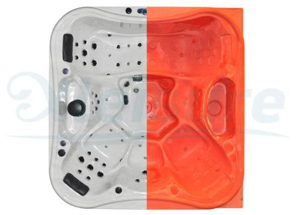 Buy cheap Hand Crafted Hot Tub Mold Fiberglass Material With Reversible Lounges Recliners from wholesalers