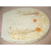 Buy cheap dry flower poly resin toilet seat,17'18'19'Uropean standard,USA stardard product