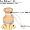 Buy cheap ODM Bamboo Kitchen Scrub Brush Set Fiber Palm Bristles ISO9001 from wholesalers