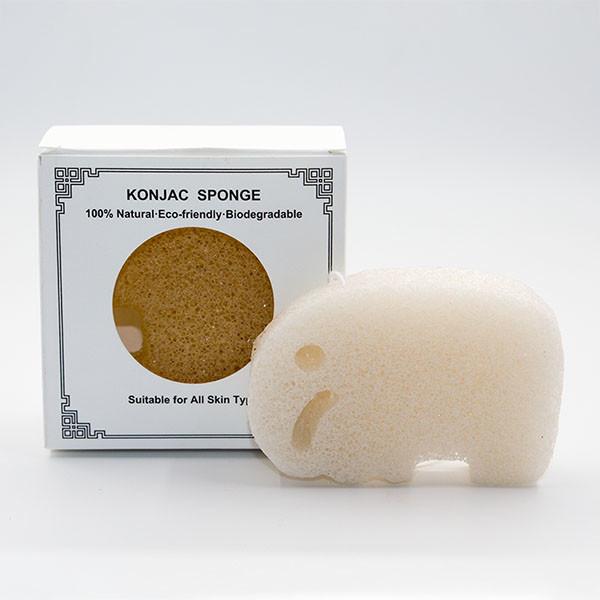 Buy cheap EN71 Baby Bath Natural Konjac Sponge Bamboo Face Sponge Environmentally Friendly from wholesalers