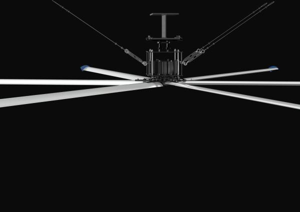 Buy cheap IP56 90rpm HVLS Ceiling Fan Industrial Energy Saving from wholesalers