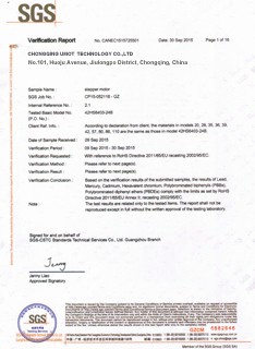 Class B Insulation 1.8 Degree 35mm Miniature Stepper Motor for Agricultural Machinery