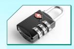 Zinc Alloy TSA 3-digital travel lock& pink Tsa Luggage Lock& 59g Tsa Bag Number