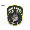 Buy cheap Green Twill Military Embroidered Patches With Merrowed Border , Stitch Border from wholesalers