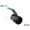 Buy cheap Standard 2 Piece Full Port Ball Valve ASTM A216 With NPT Connection from wholesalers