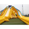 Buy cheap 12m high 3 lanes giant inflatable hippo water slide for adults and kids outdoor inflatable water park fun from wholesalers