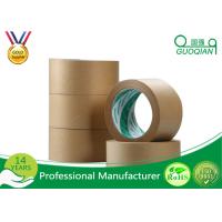 Buy cheap Water Activated Custom Kraft Tape , Kraft Reinforced Tape Single / Double Side product