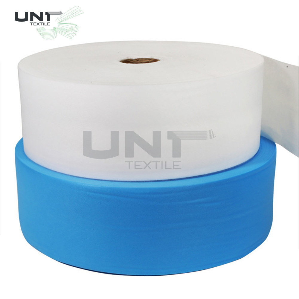White Kicten Clean Spunlace Nonwoven Fabric Non Woven Polyester Fabric